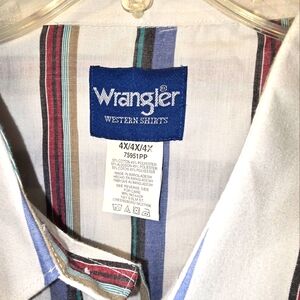 Men's Wrangler snap-up long sleeve shirt